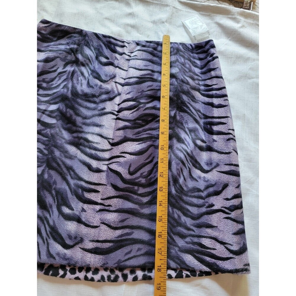 Alberto Makali Women's Mini Skirt Leopard & Zebra Print Size12 - Picture 10 of 14